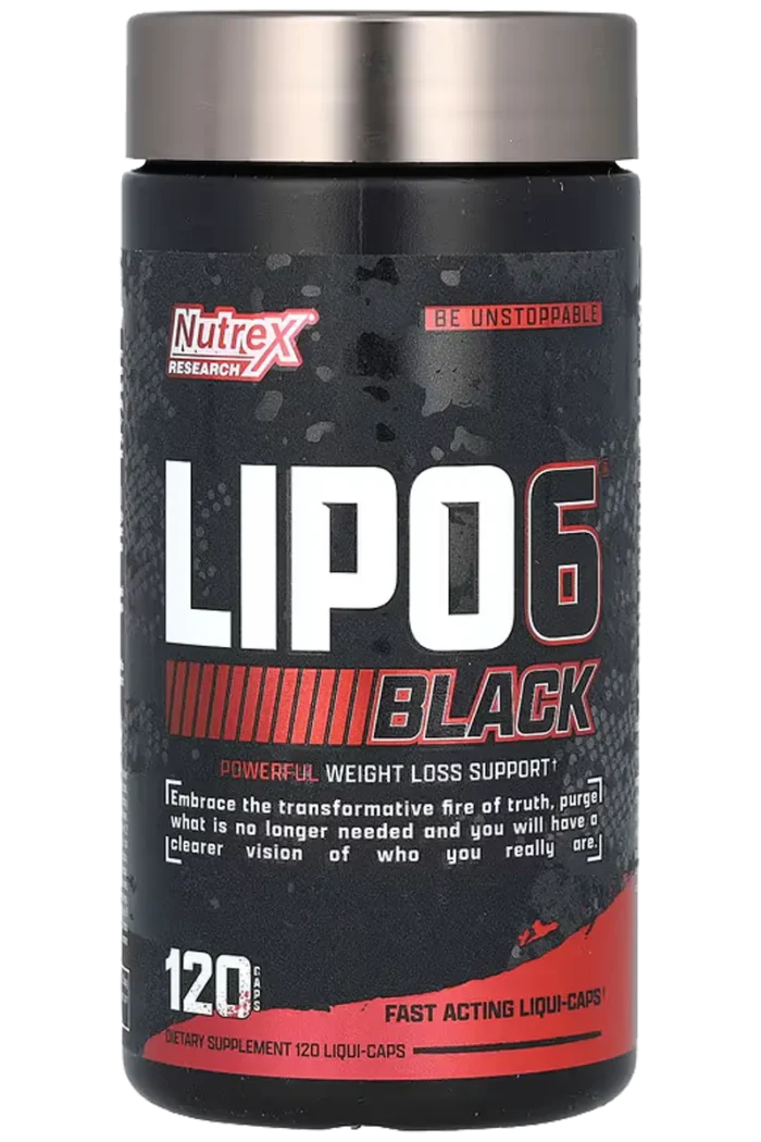 NUTREX Lipo 6 Black - 120 kapsler