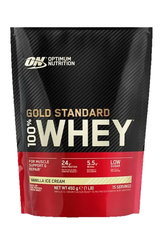 Optimum Nutrition 100% Whey Gold Standard - 450/480g – Vanilla Ice Cream