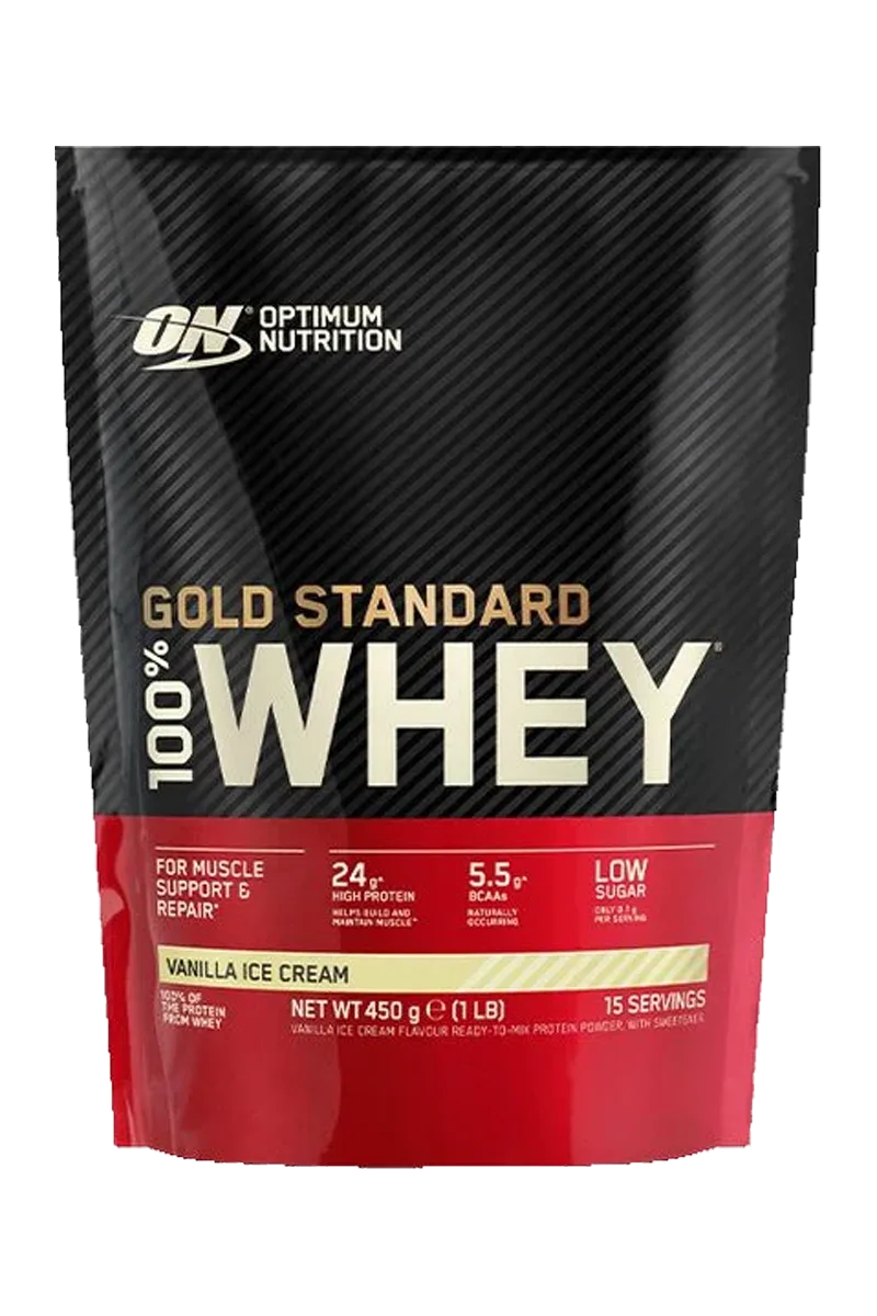 <![CDATA[Optimum Nutrition 100% Whey Gold Standard - 465g - Vanilla Ice Cream]]>