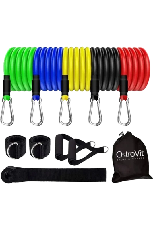 OstroVit Expander Treningsbåndsett (5 bånd)