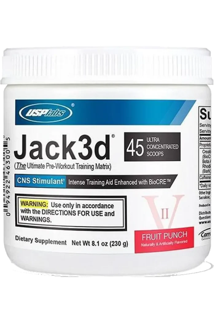 Jack3d Advanced Pre-Workout - 45 serveringer – Fruit Punch