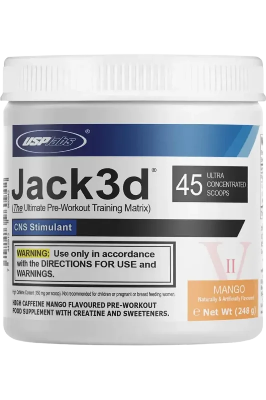 Jack3d Advanced Pre-Workout - 45 serveringer – Mango