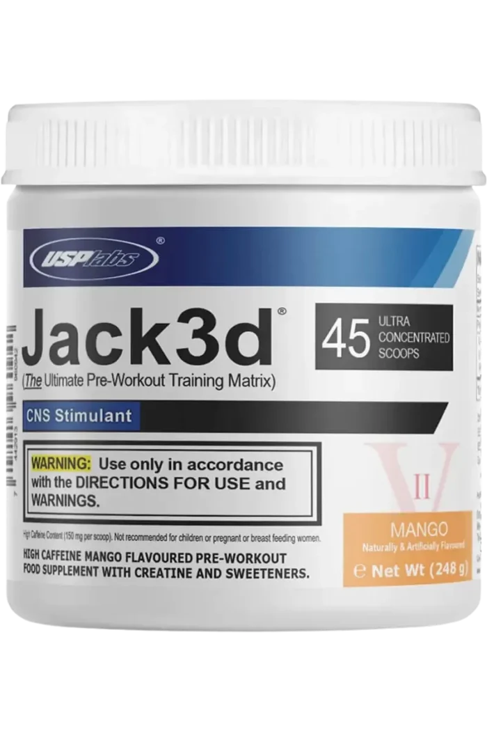 Jack3d Advanced Pre-Workout - 45 serveringer – Mango