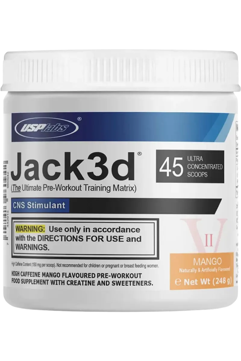 <![CDATA[Jack3d Advanced Pre-Workout - 45 serveringer - Mango]]>