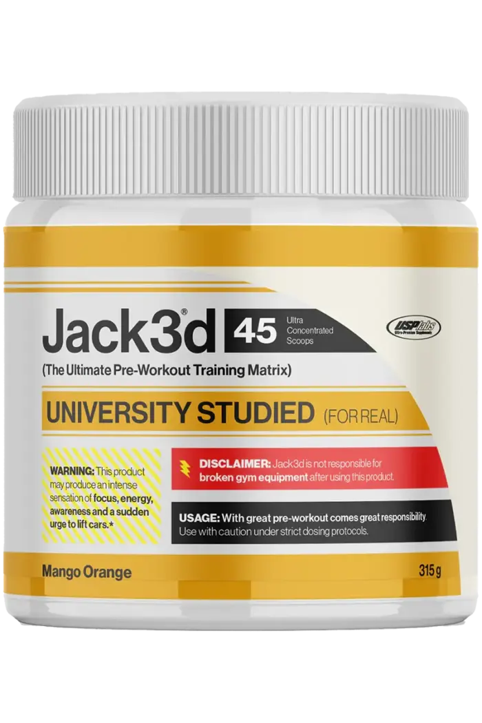 Jack3d Advanced Pre-Workout - 315g Mango Orange PWO - Pre Workout