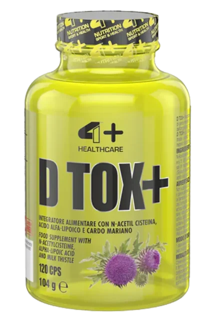 4+Nutrition D TOX+ // 120 kapsler