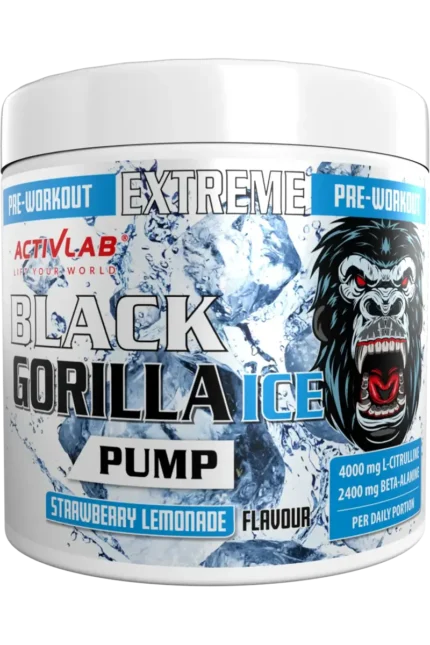 Black Gorilla Ice Pump Pre-Workout - 300g (Koffeinfri)