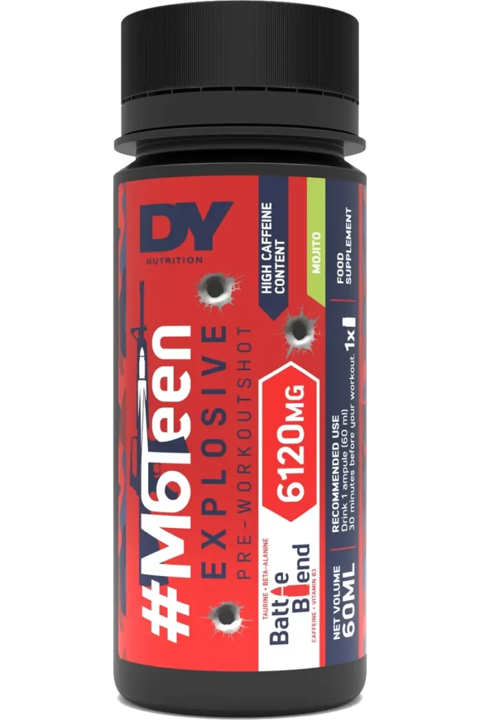 dynpwom6t601_1 M6Teen Pre-Workout Shots - 60ml - Bilde 1