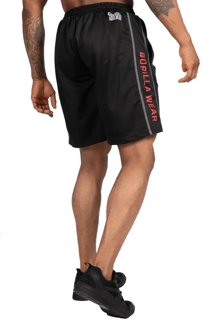 Functional Mesh Shorts - Black/Red - Bilde 3