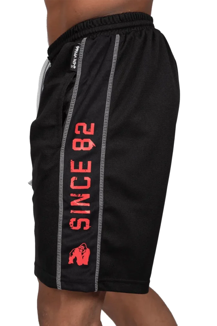 Functional Mesh Shorts - Black/Red - Bilde 6