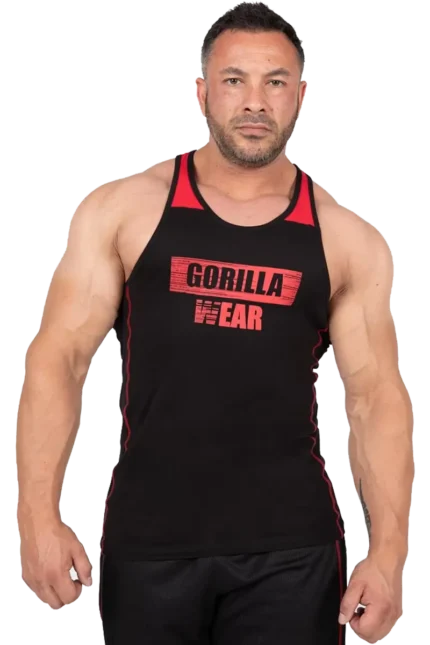 Wallace Tank Top - Black/Red