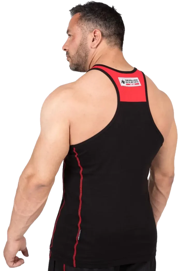 Wallace Tank Top - Black/Red - Bilde 2