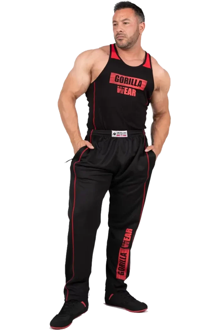Wallace Tank Top - Black/Red - Bilde 3