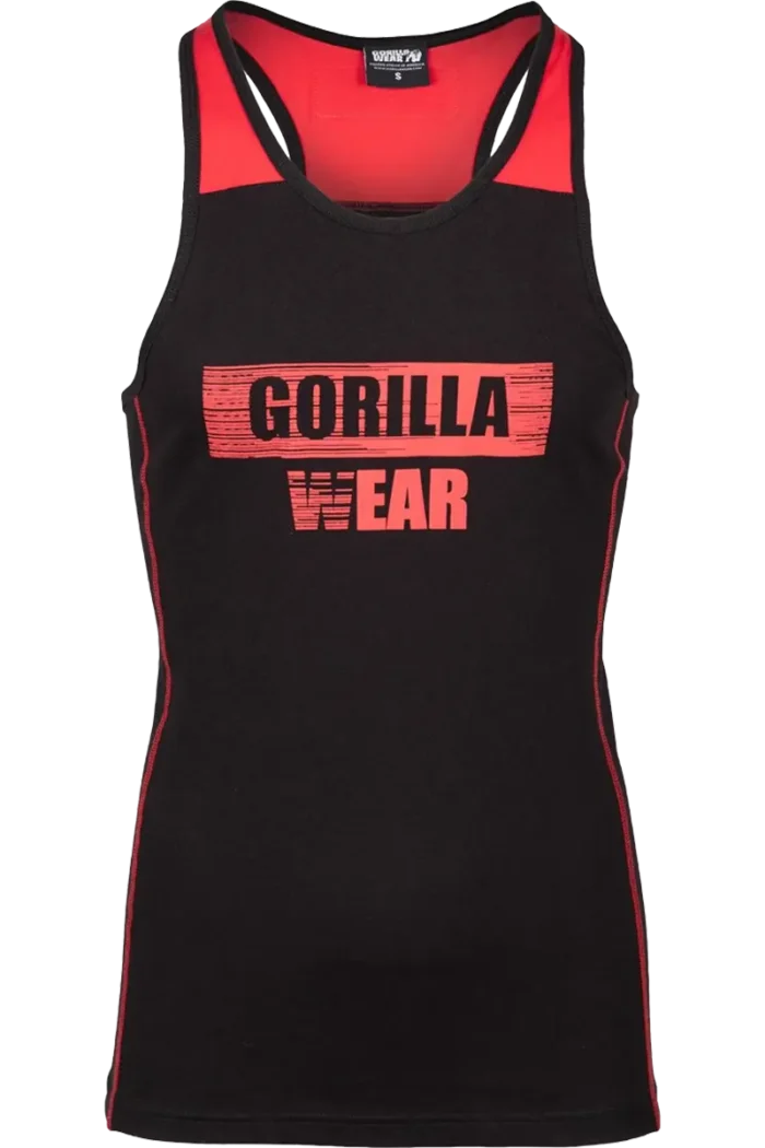 Wallace Tank Top - Black/Red – XL