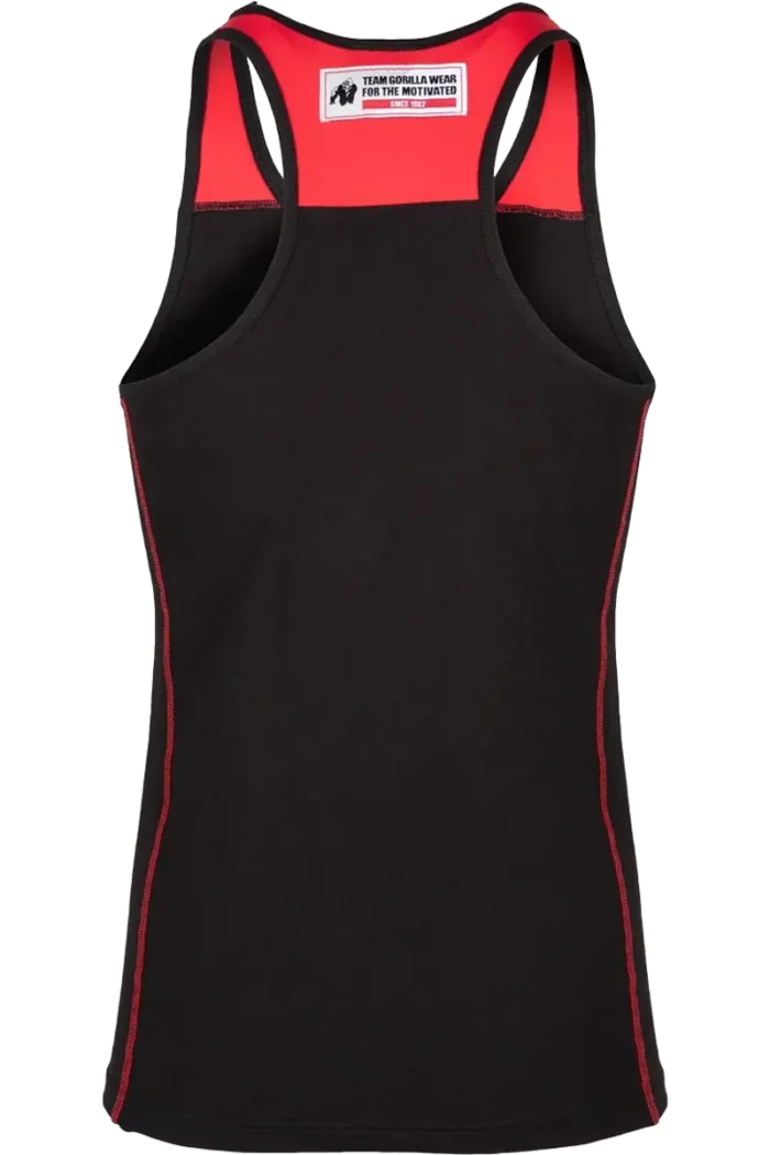 Wallace Tank Top - Black/Red - Bilde 6
