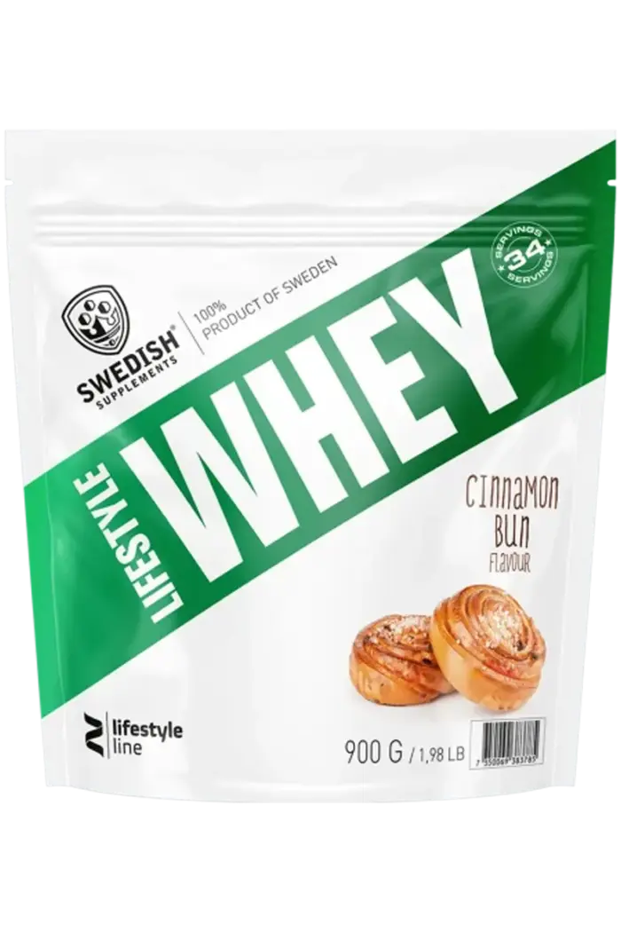 Swedish Supplements Lifestyle Whey - 900g – Cinnamon Bun