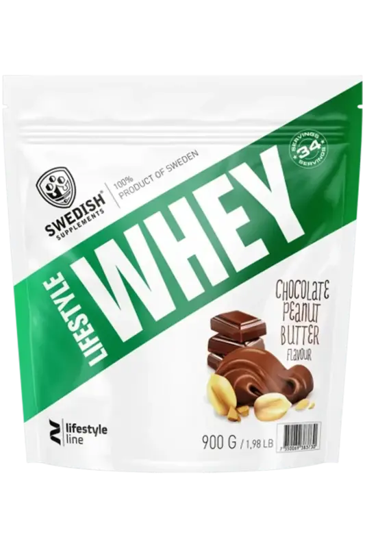 Swedish Supplements Lifestyle Whey - 900g Chocolate Peanut Butter Proteinpulver