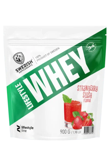 Swedish Supplements Lifestyle Whey - 900g â Strawberry Slush