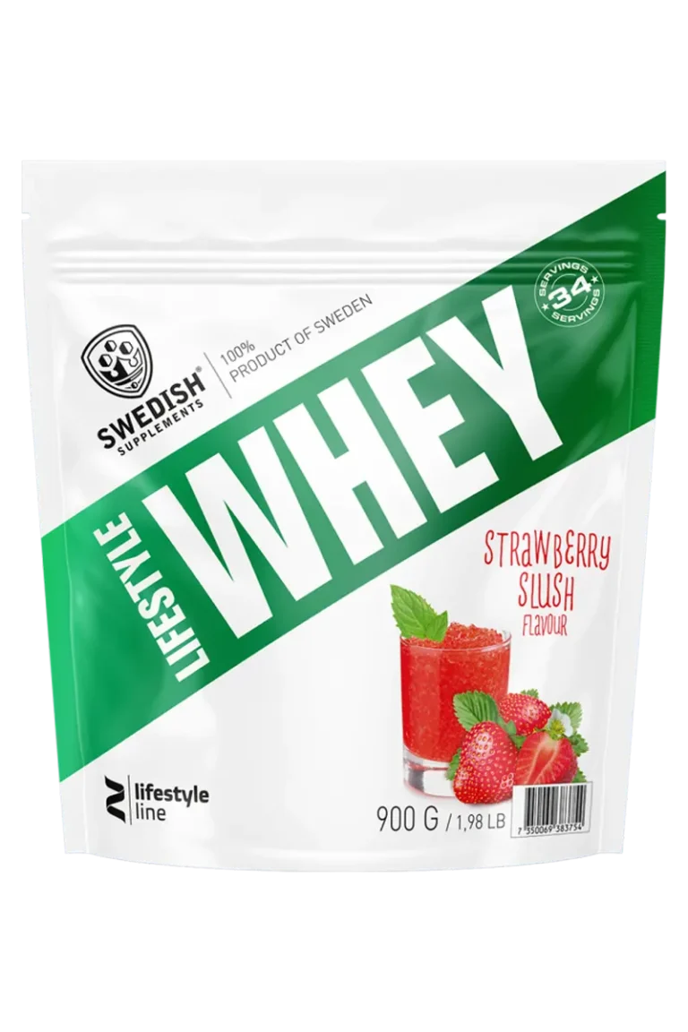Swedish Supplements Lifestyle Whey - 900g – Strawberry Slush