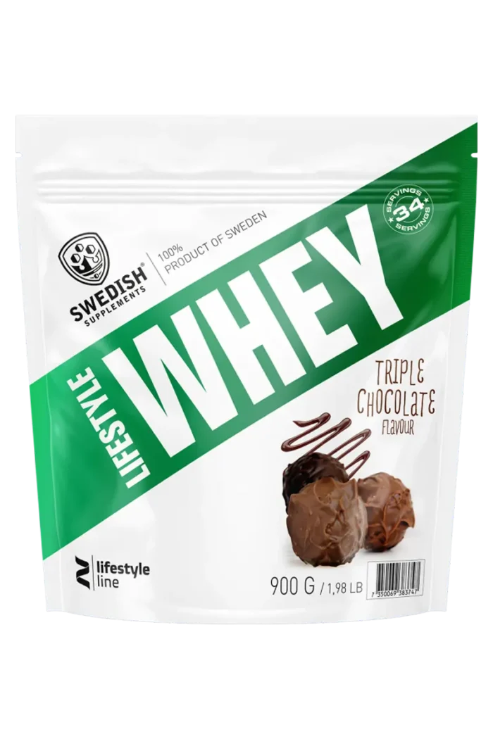Swedish Supplements Lifestyle Whey - 900g – Triple Chocolate