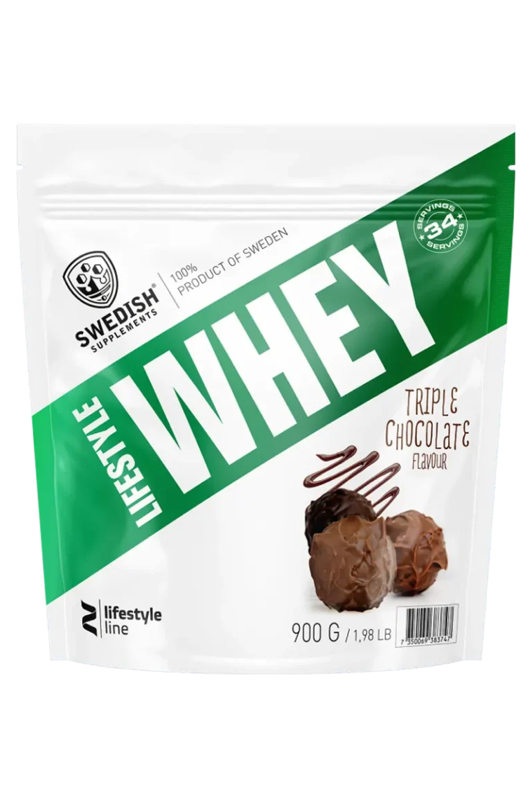 Swedish Supplements Lifestyle Whey - 900g – Triple Chocolate