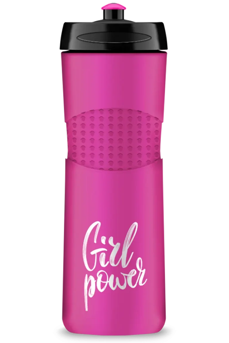 Drikkeflaske Girl Power - 650ml Pink
