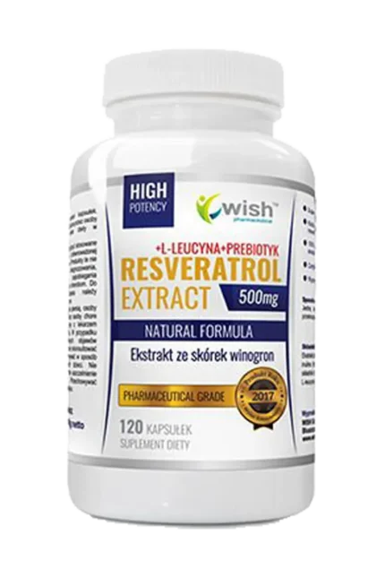 Resveratrol Extract 500mg - 120 kapsler