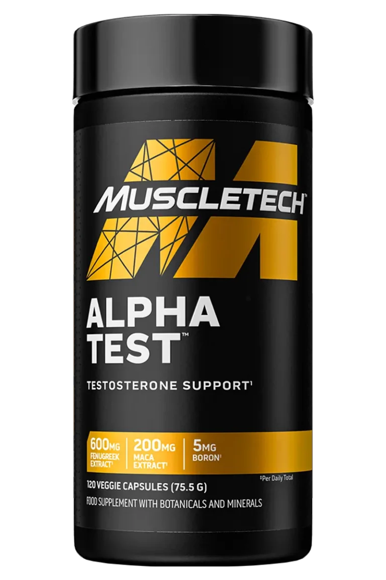 Muscletech ALPHATEST Testobooster - 120 kapsler