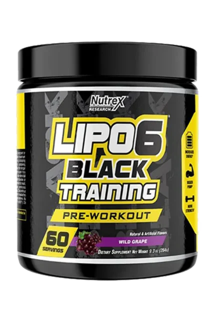 Nutrex Lipo-6 Black Training Pre-Workout - 264g â Wild Grape
