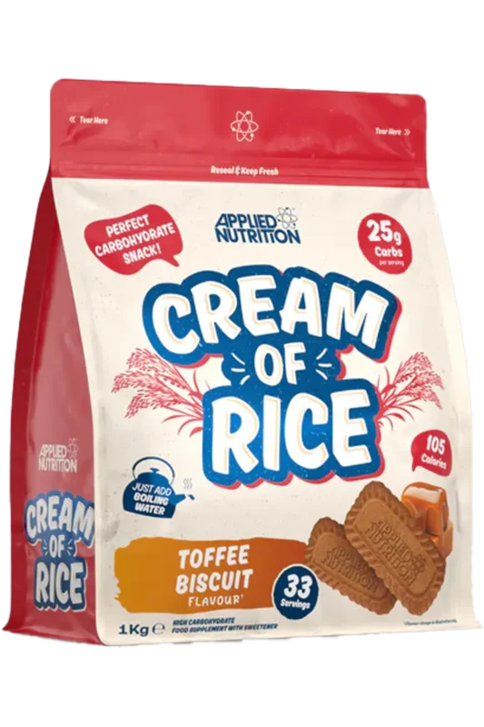 Applied Nutrition Cream of Rice - 1000g â Toffee Biscuit
