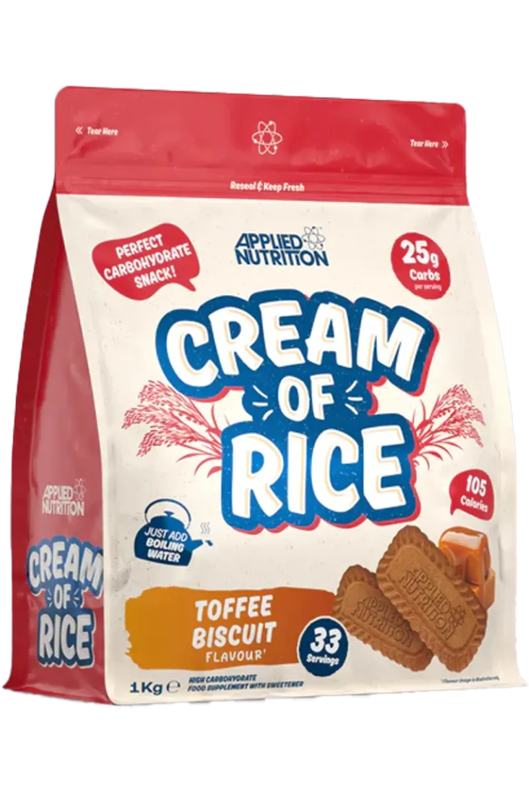 Applied Nutrition Cream of Rice - 1000g – Toffee Biscuit