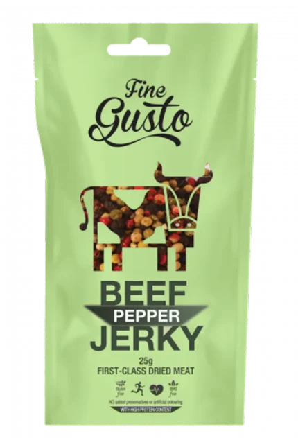 Fine Gusto Beef Jerky - Pepper