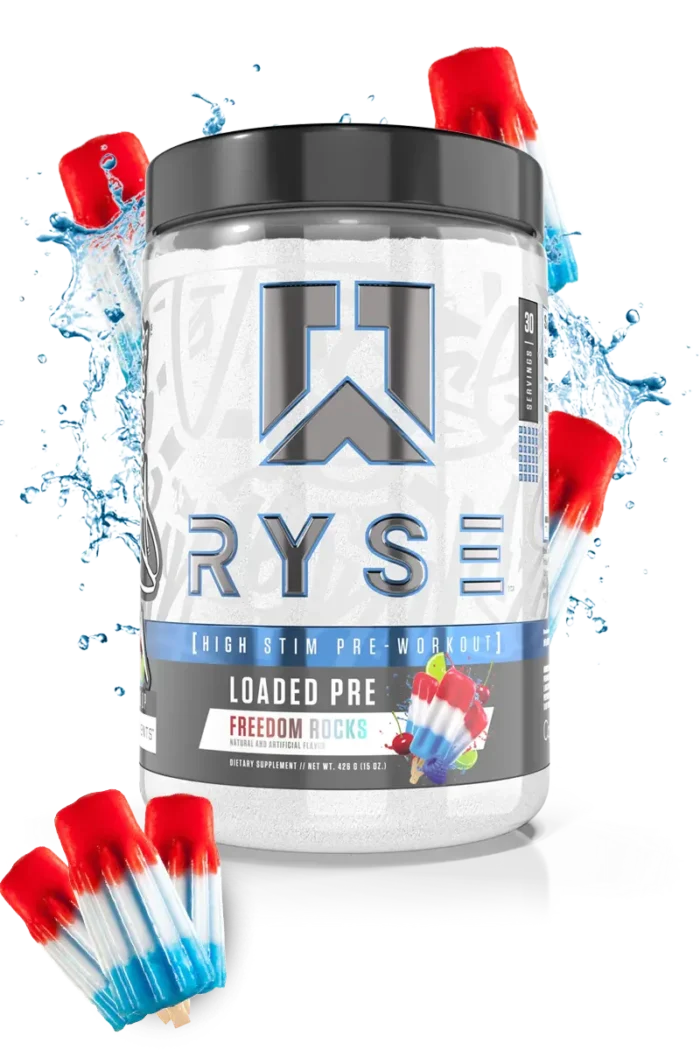 RYSE Loaded Pre-Workout - 393g/441g – Freedom Rocks RYSE Loaded Pre-Workout - 393g/441g – Freedom Rocks