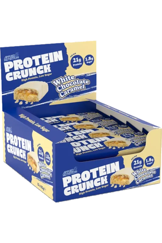 Applied Crunch Protein Bar 12x62g – White Chocolate Caramel