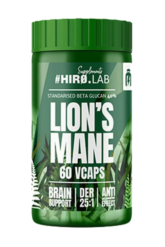 HIRO.LAB Lion's Mane 500mg - 60 kapsler