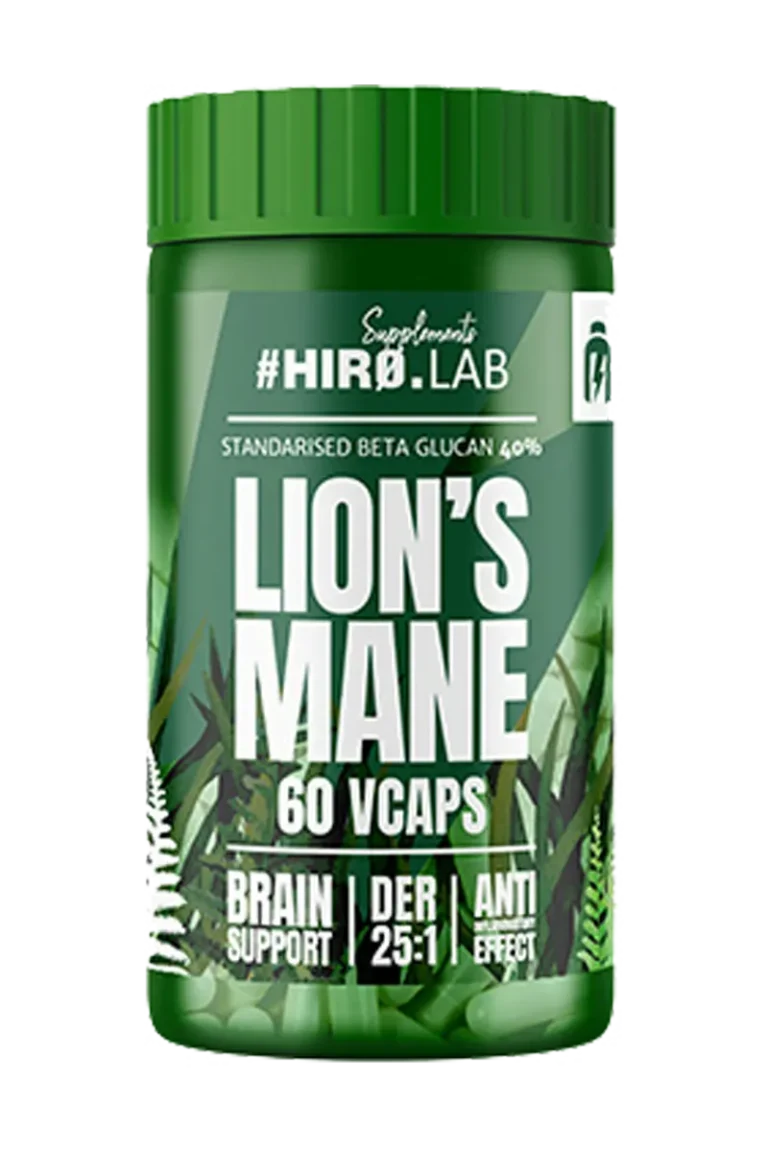 HIRO.LAB Lion's Mane 500mg - 60 kapsler