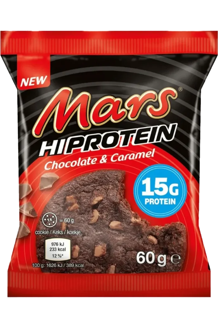 Mars HiProtein Cookie - 60g Salted Caramel Mars HiProtein Cookie - 60g Salted Caramel