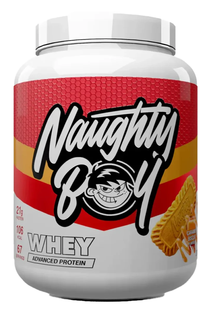 Naughty Boy Advanced Whey Protein - 2010g – Caramel Biscuit Naughty Boy Advanced Whey Protein - 2010g – Caramel Biscuit