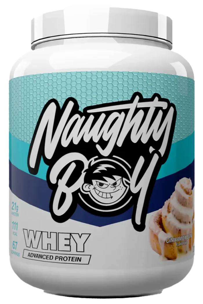 Naughty Boy Advanced Whey Protein - 2010g – Cinnamon Bun Naughty Boy Advanced Whey Protein - 2010g – Cinnamon Bun