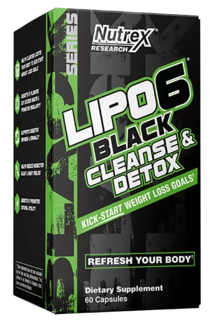 Lipo 6 Black Cleanse & Detox - 60 kapsler
