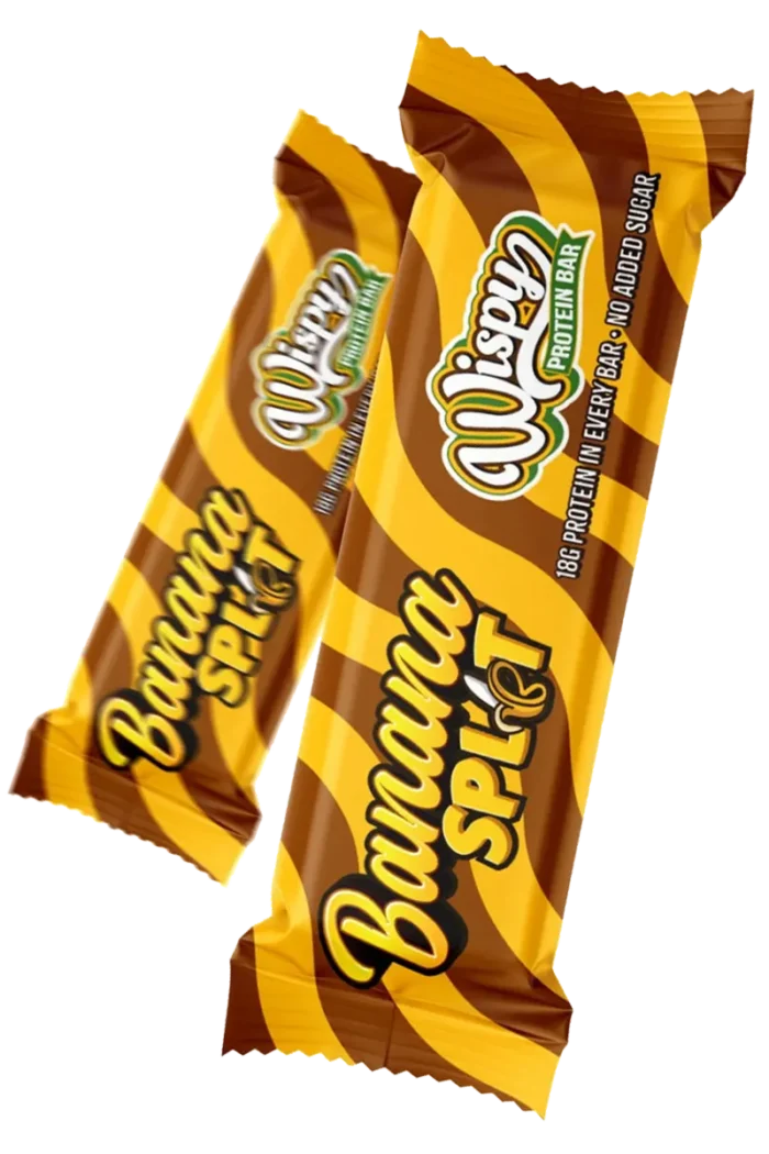 Wispy Protein Bar 55g - Banana Split - Bilde 1