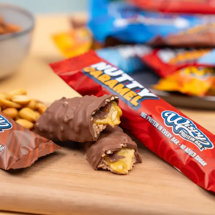 Wispy Protein Bar 55g - Nutty Caramel - Bilde 3