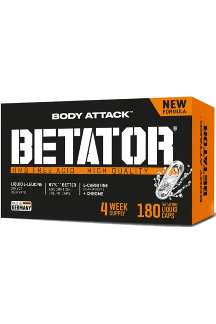 Body Attack Betator (HMB Free Acid) - 180 kapsler