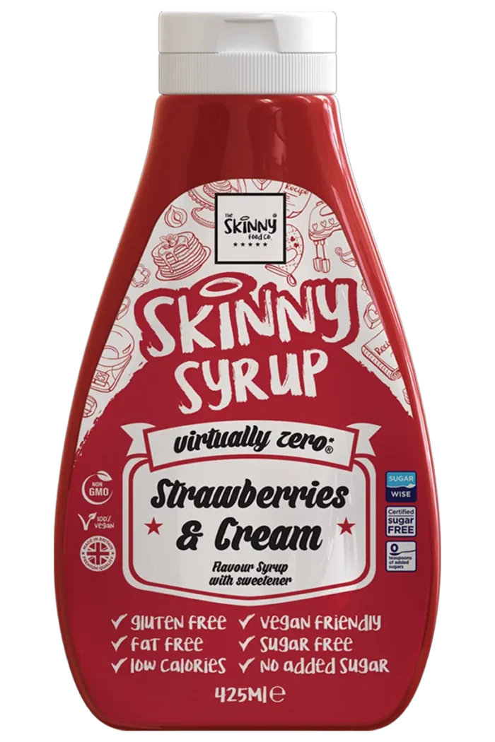 Skinny Syrup 425g - Diverse Smaker – Strawberries & Cream