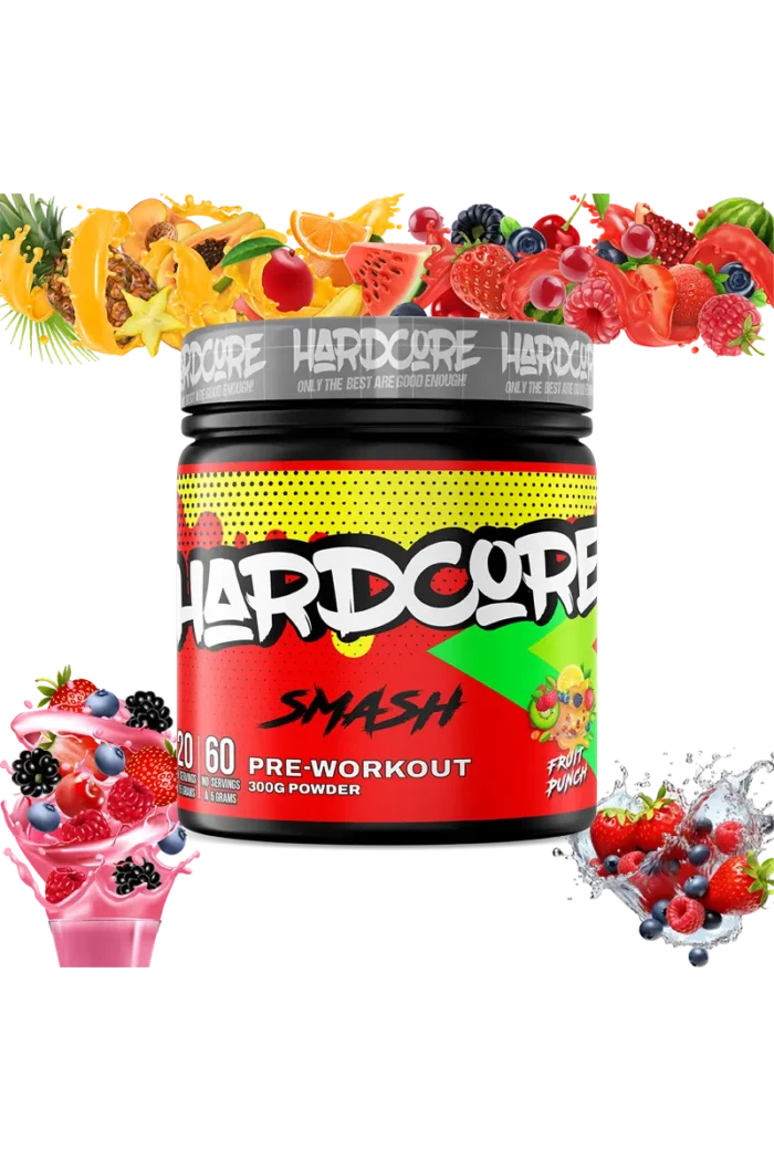 Hardcore Smash Pre-Workout // 300g – Fruit Punch