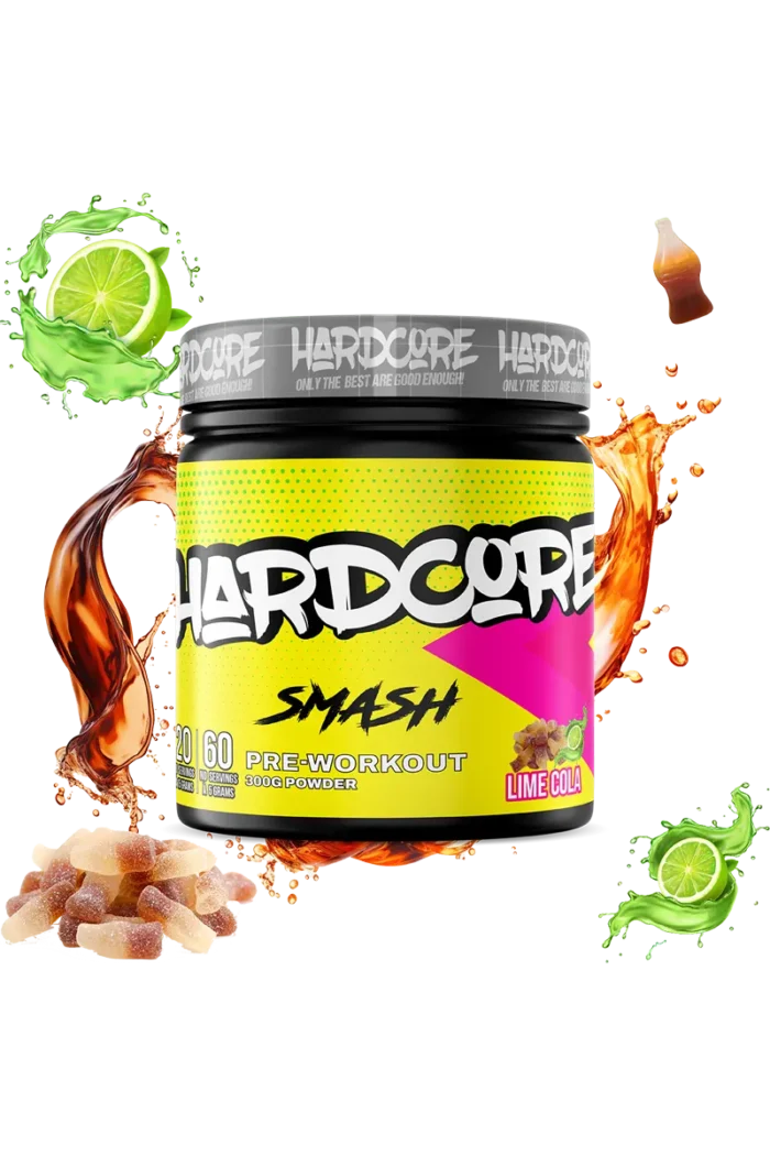 Hardcore Smash Pre-Workout // 300g – Lime Cola