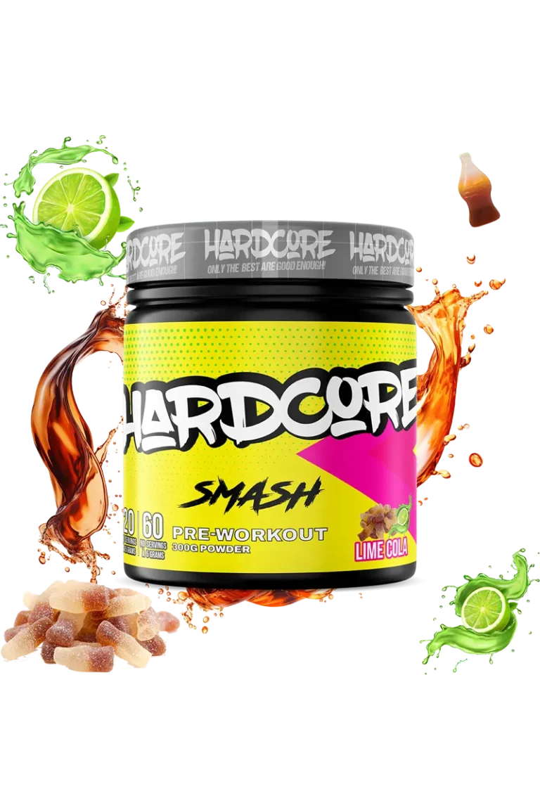 Hardcore Smash Pre-Workout // 300g – Lime Cola