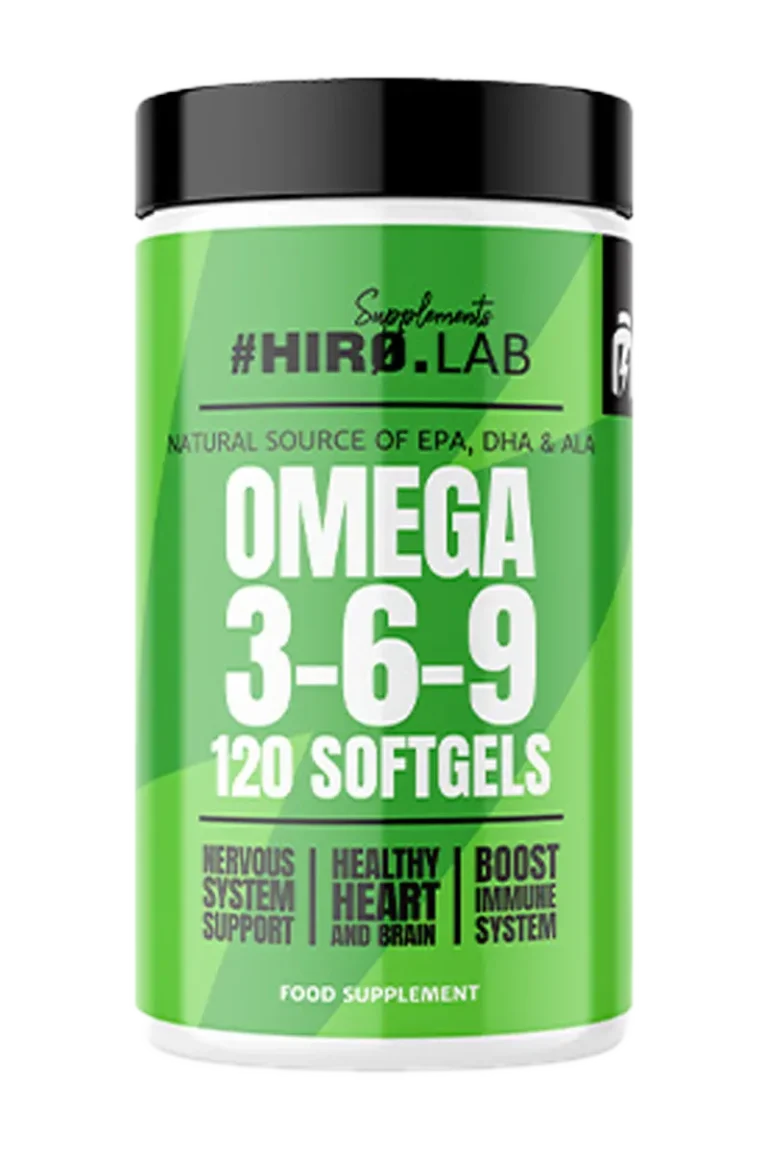 HIRO.LAB Omega 3-6-9 // 120 kapsler