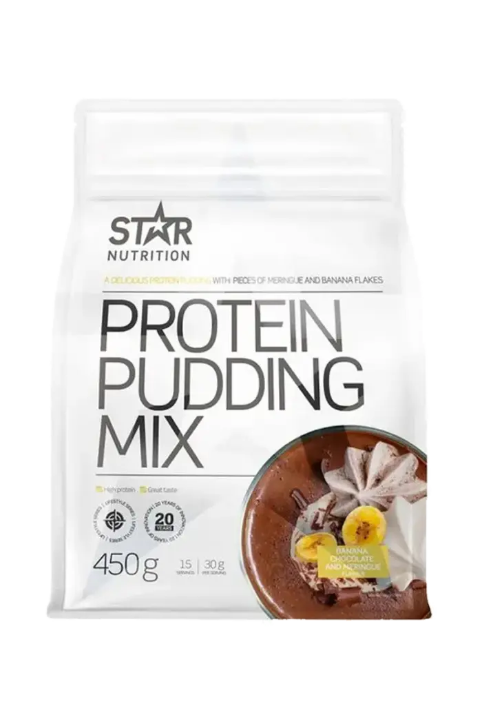 Protein Pudding Mix - 450g – Banan, Sjokolade og Marengs