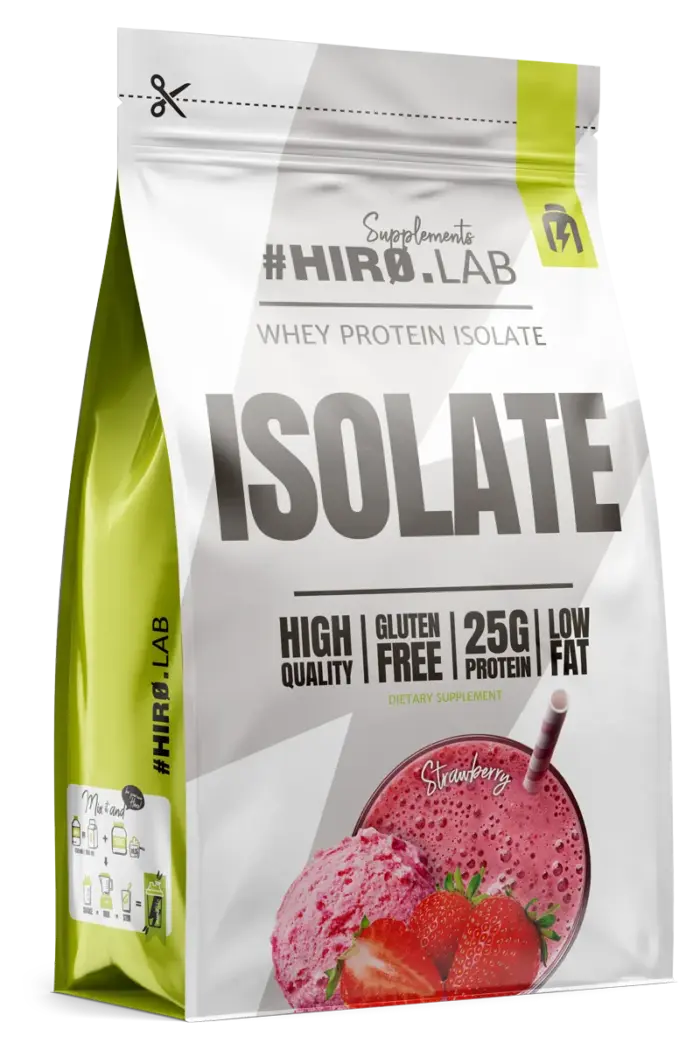 Hiro.Lab Whey Protein Isolate - 700g – Strawberry Hiro.Lab Whey Protein Isolate - 700g – Strawberry